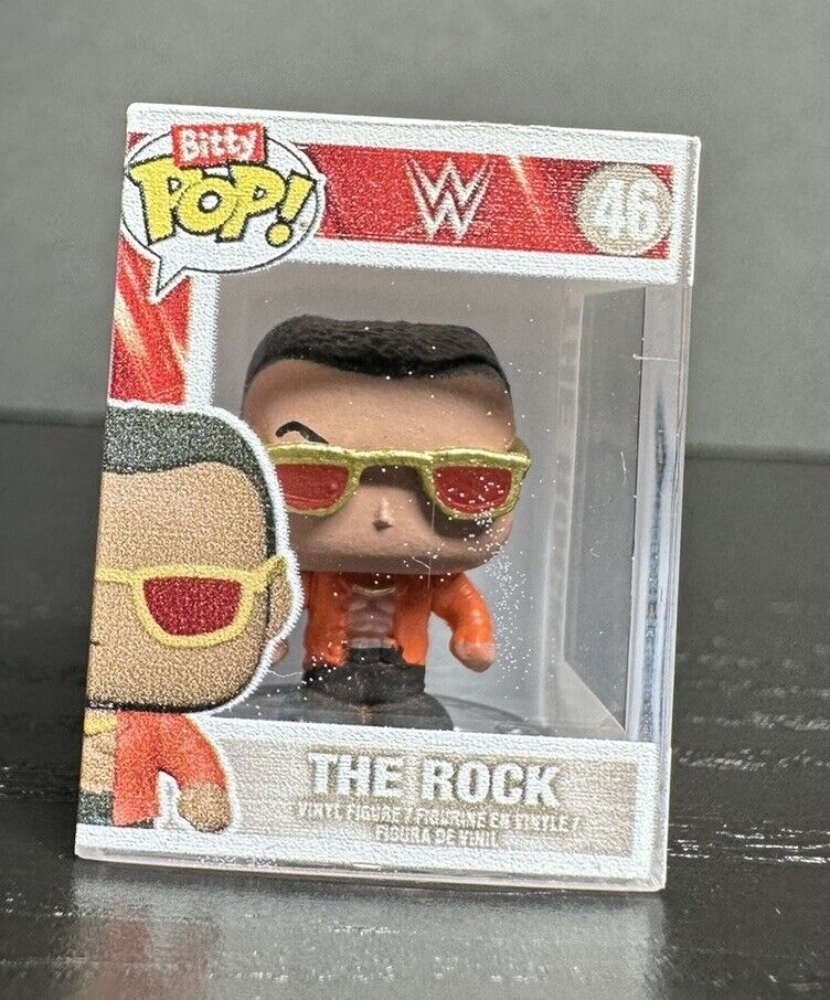 Funko Bitty Pop The Rock #46 Dwayne Johnson - Mystery Bitty 1/3 - WWE Wrestling