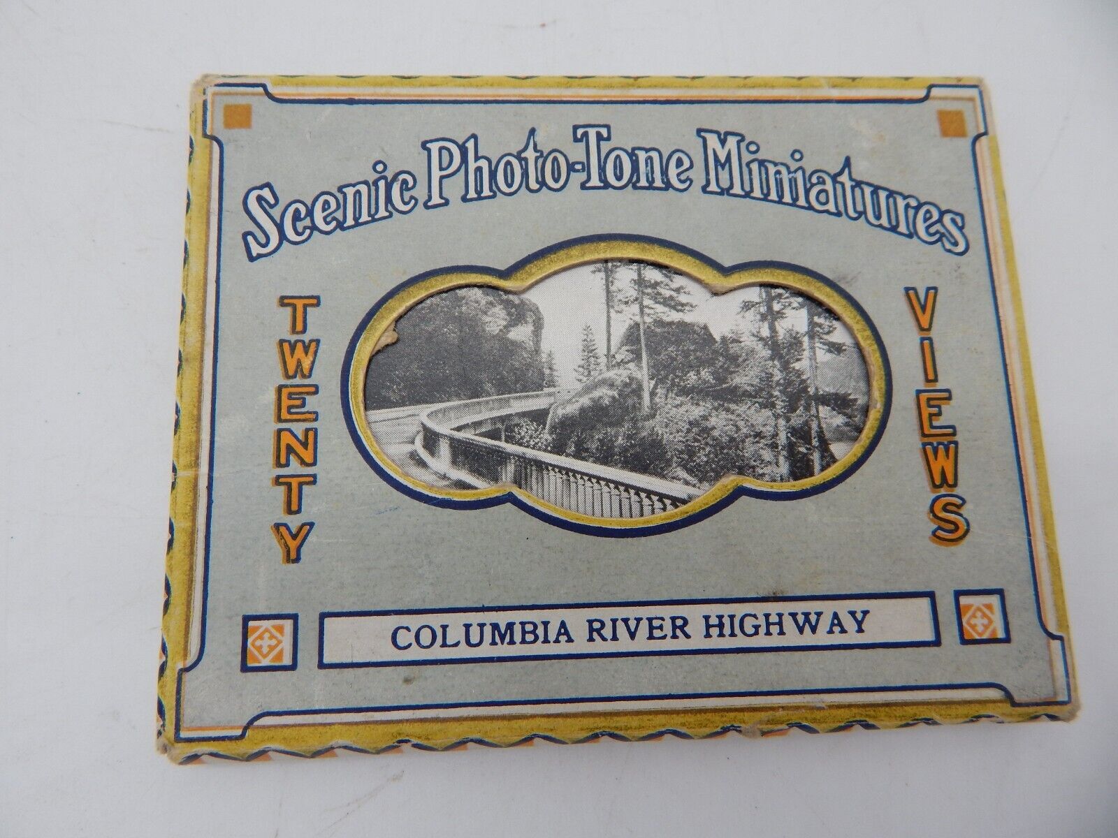 Vintage Scenic Photo-Tone Miniatures Columbia River Highway Oregon Real Photos