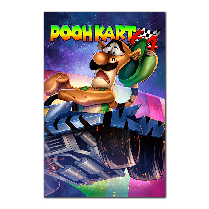 Pooh Kart 64 Megacon Exclusive 2024 Mario Doyle Do You Pooh #1 - Tigger / Luigi