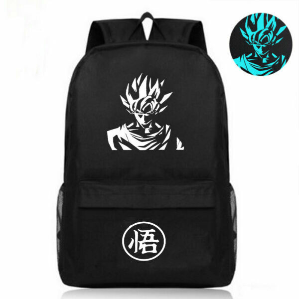 Dragon Ball Z Back to School Backpack Travel Outdoor Bags Goku Saiyan Anime US