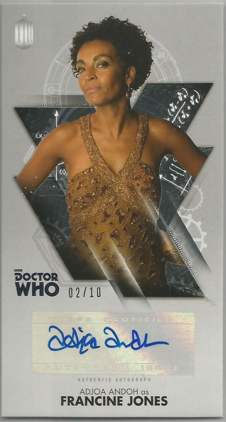 Doctor Who Signature Autograph Trading Cards (All Series) Variation Listing
