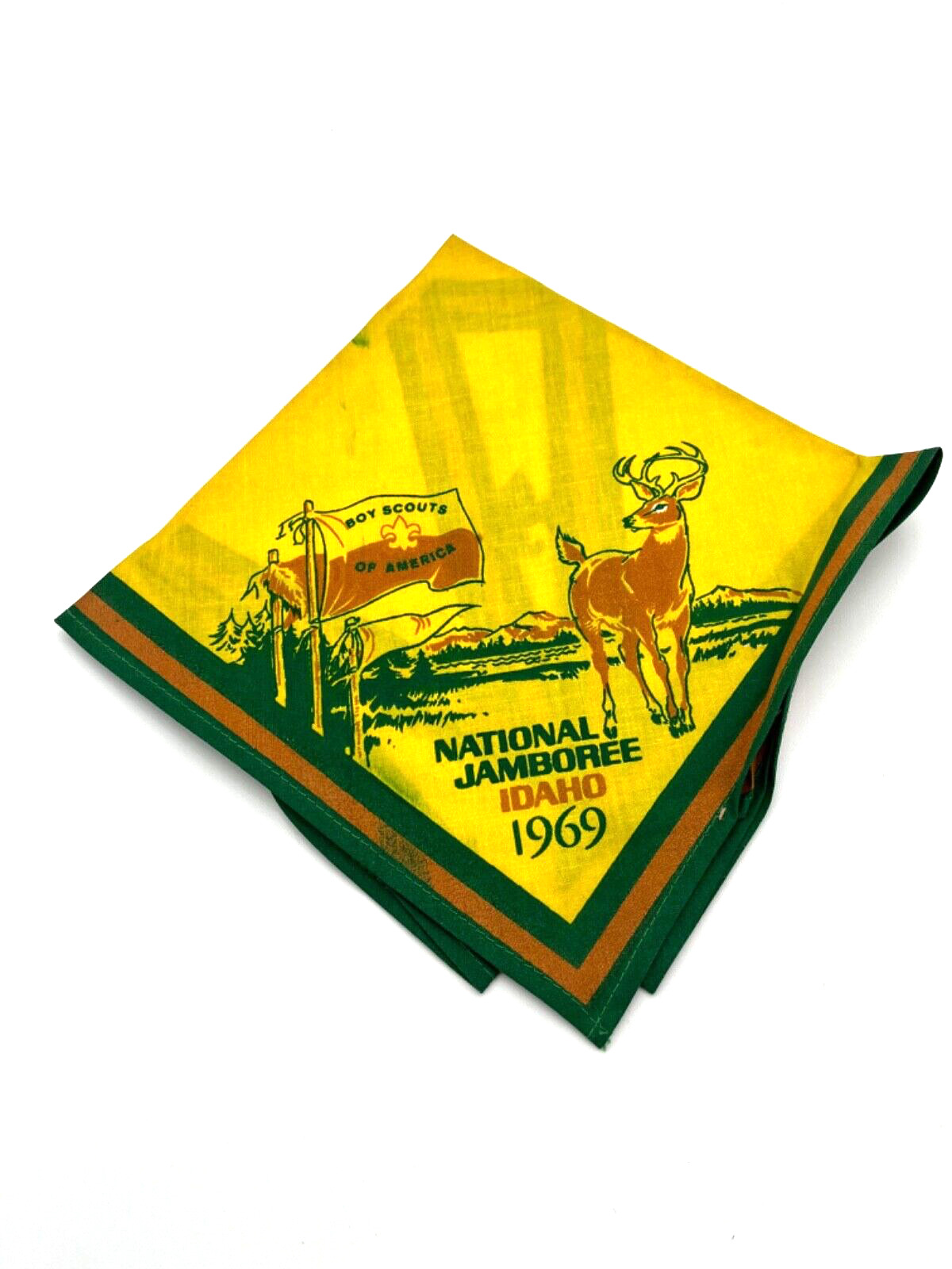 1969 Boy Scouts NATIONAL JAMBOREE NECKERCHIEF