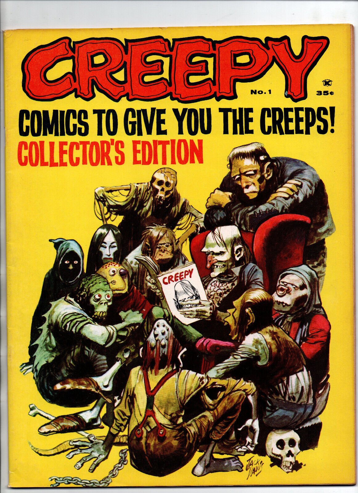 Creepy #1 - First Issue - 1st Uncle Creepy -Frank Frazetta - Warren -1964- VF/NM