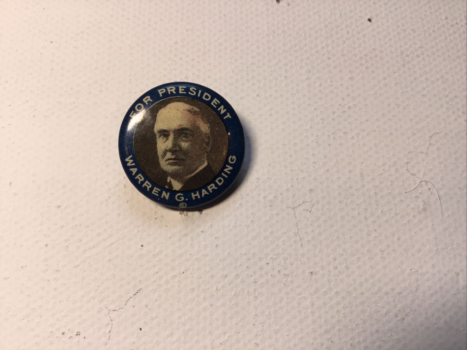 Original 1920 Warren Harding Political Campaign Pinback Women’s Suffrage Mint