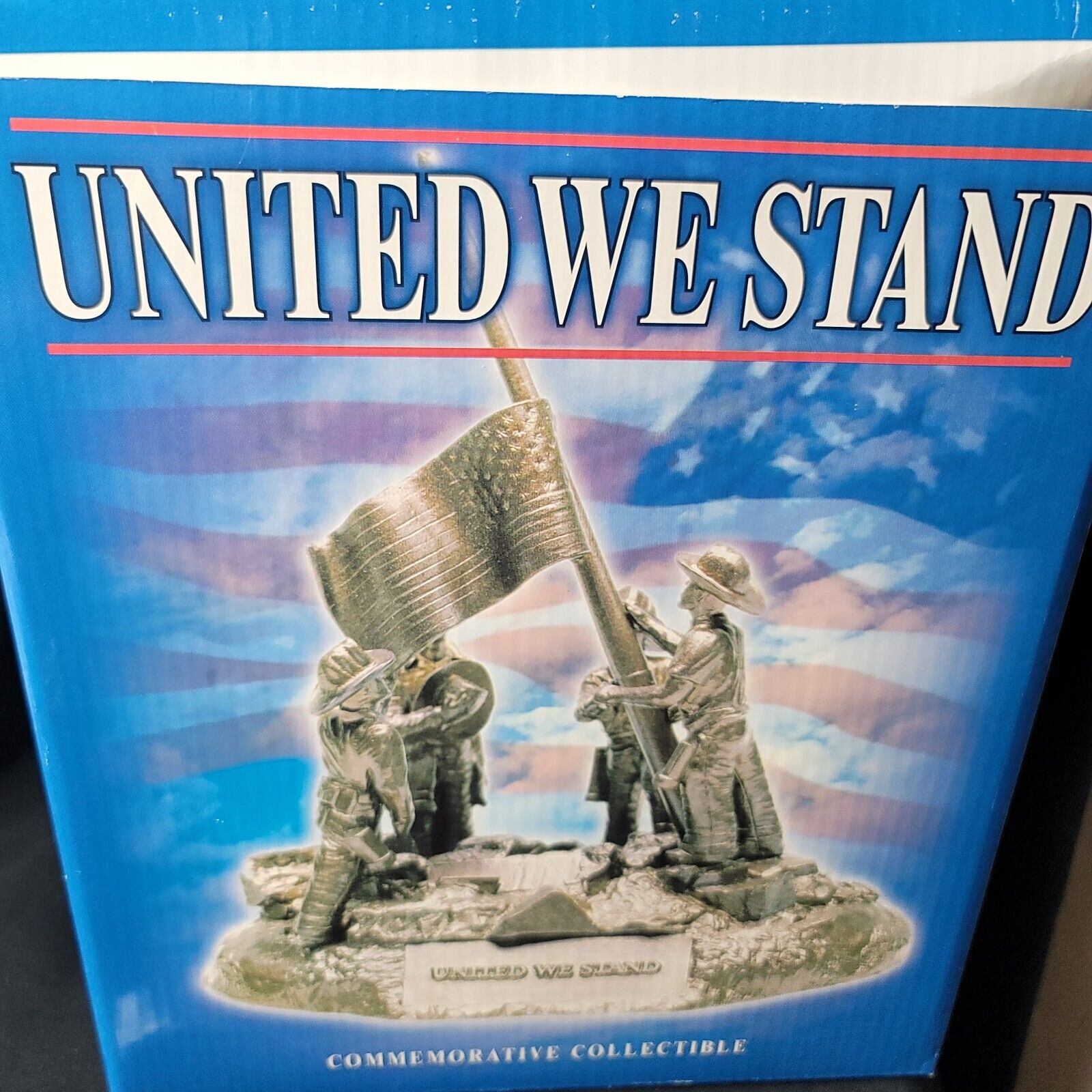 9/11 United We Stand Statue NYFD NYPD Commerative 2001