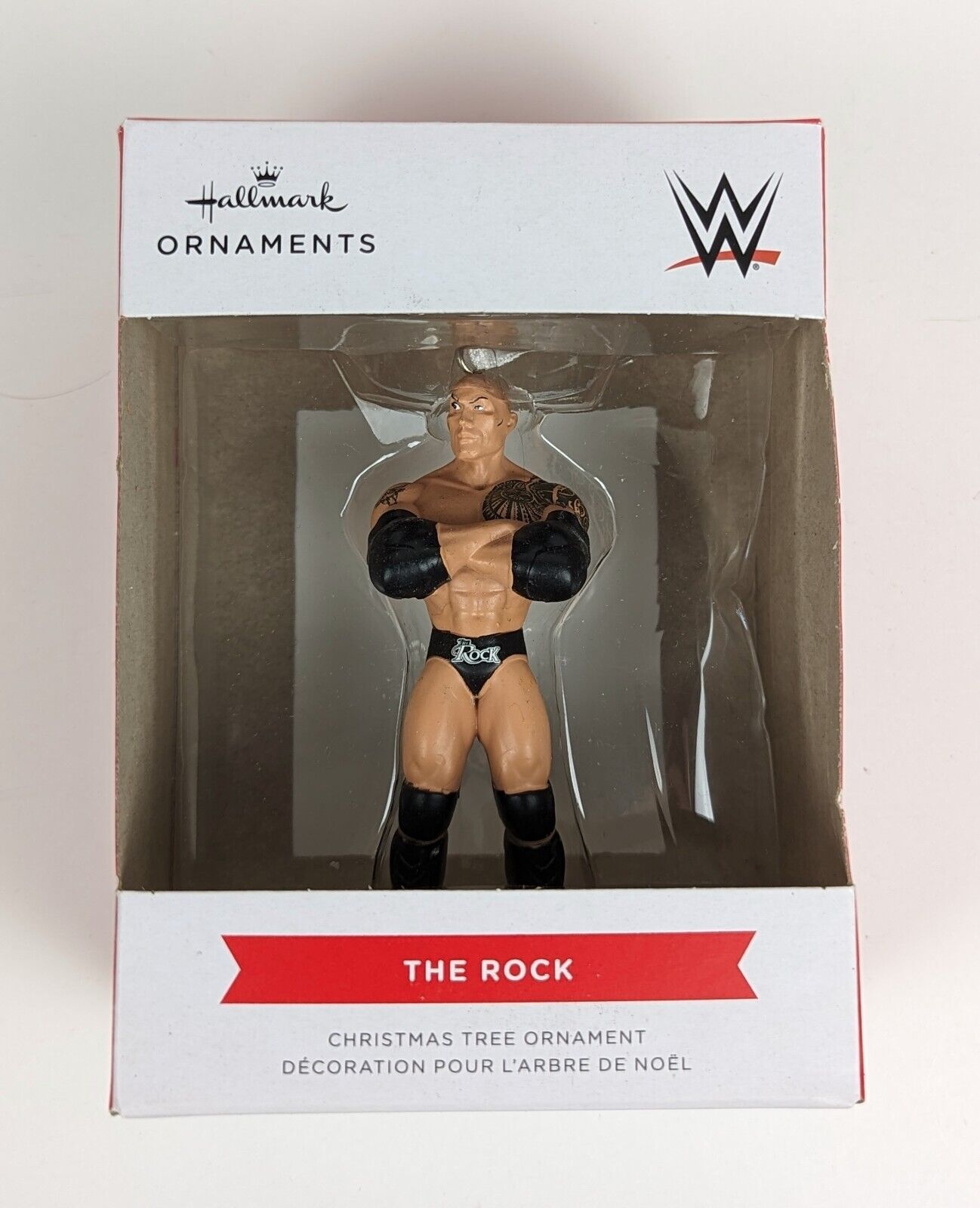 Hallmark 2022 WWE Christmas Ornament Dwayne The Rock Johnson New in Package
