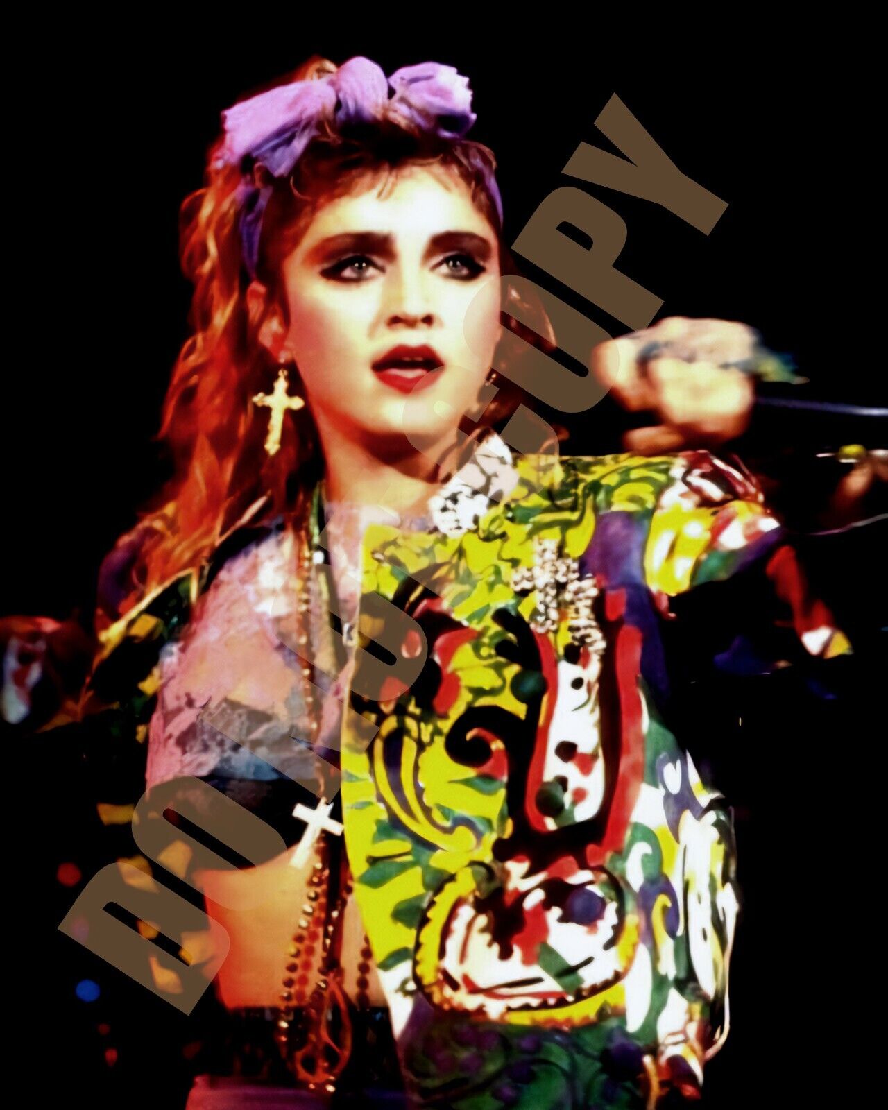 April 1985 Madonna Like A Virgin Tour Concert 8x10 Photo