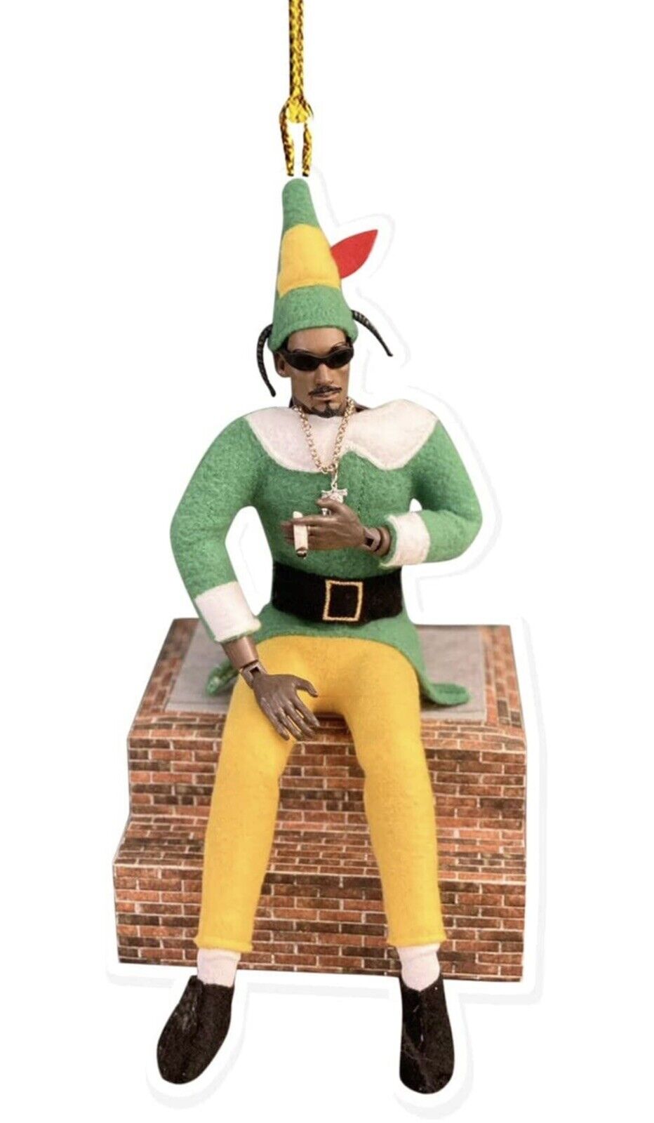 New Rapper Snoop Dogg Holiday Ornament Decoration 