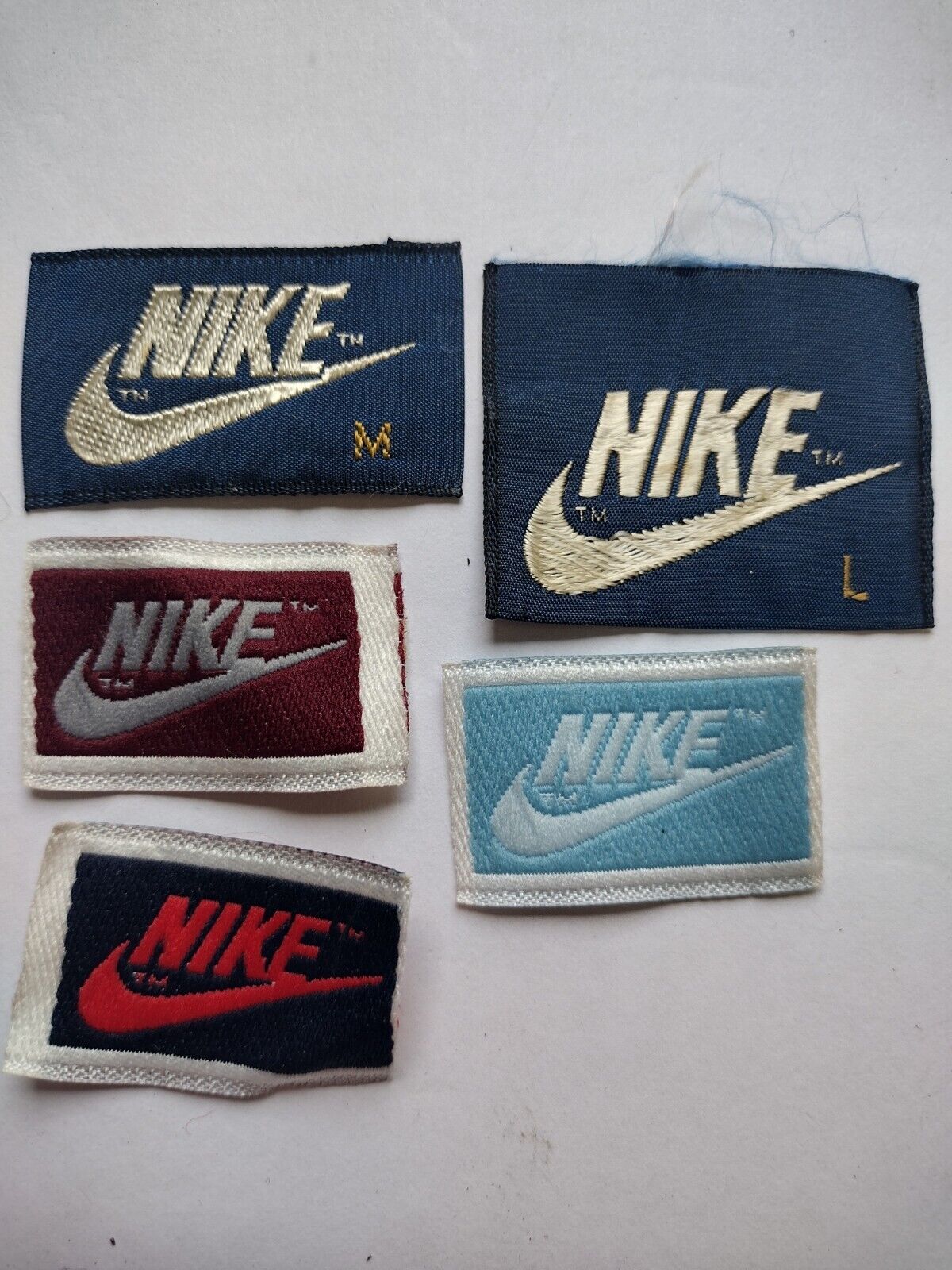 5 Nike Labels Vintage 1980s