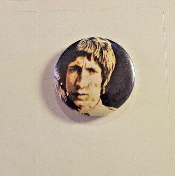 THE WHO PETE TOWSHEND Pinback Rare 1969 MOD Music Button Badge 