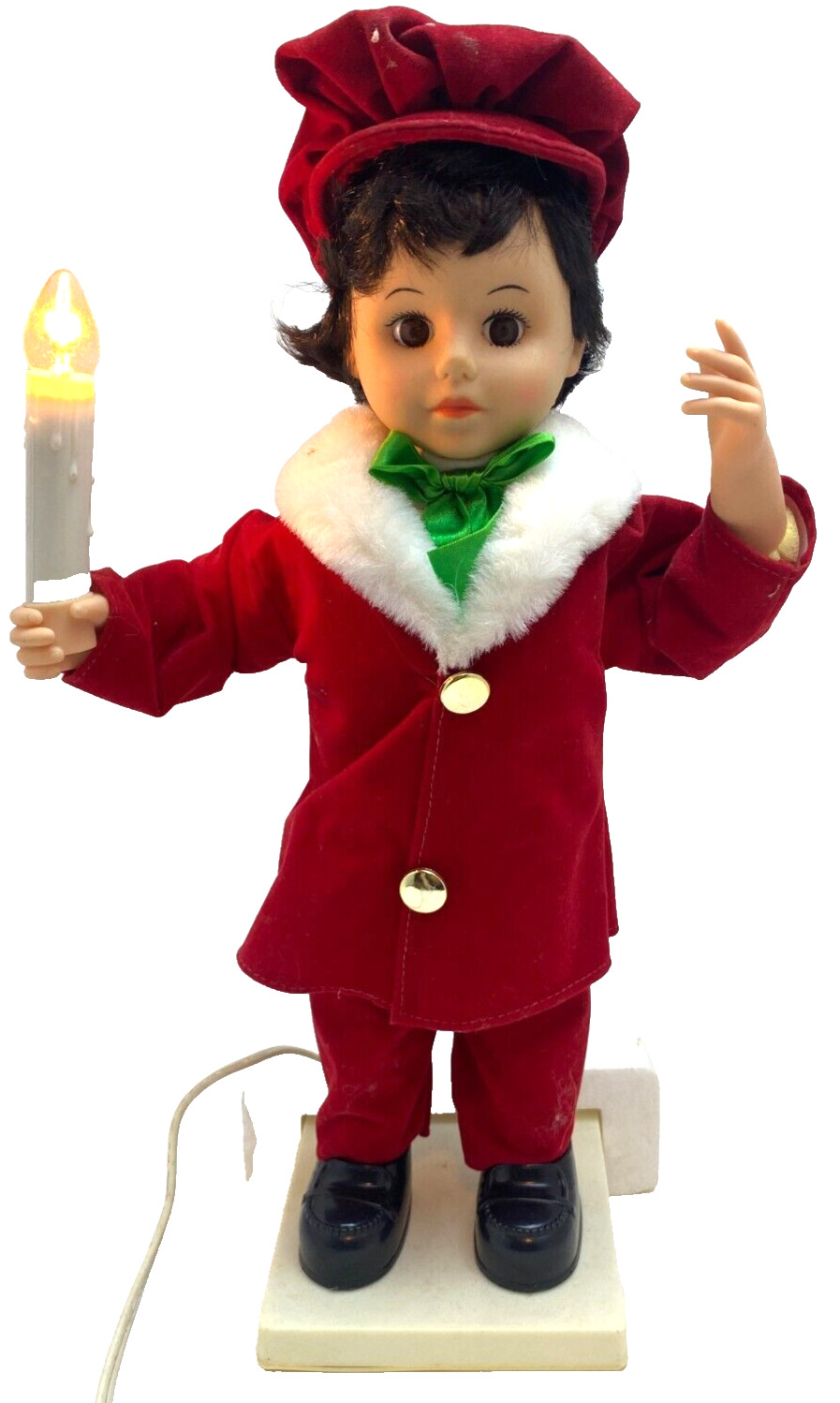 Vintage Telco Motion-Ette Christmas Doll Animated Life-Like Illuminated Holiday
