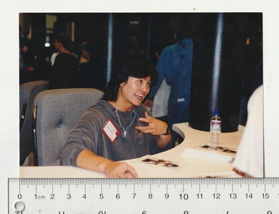 Vtg 1990s Robin Shou Mortal Kombat Liu Kang Actor Universal Expo Convention Epic