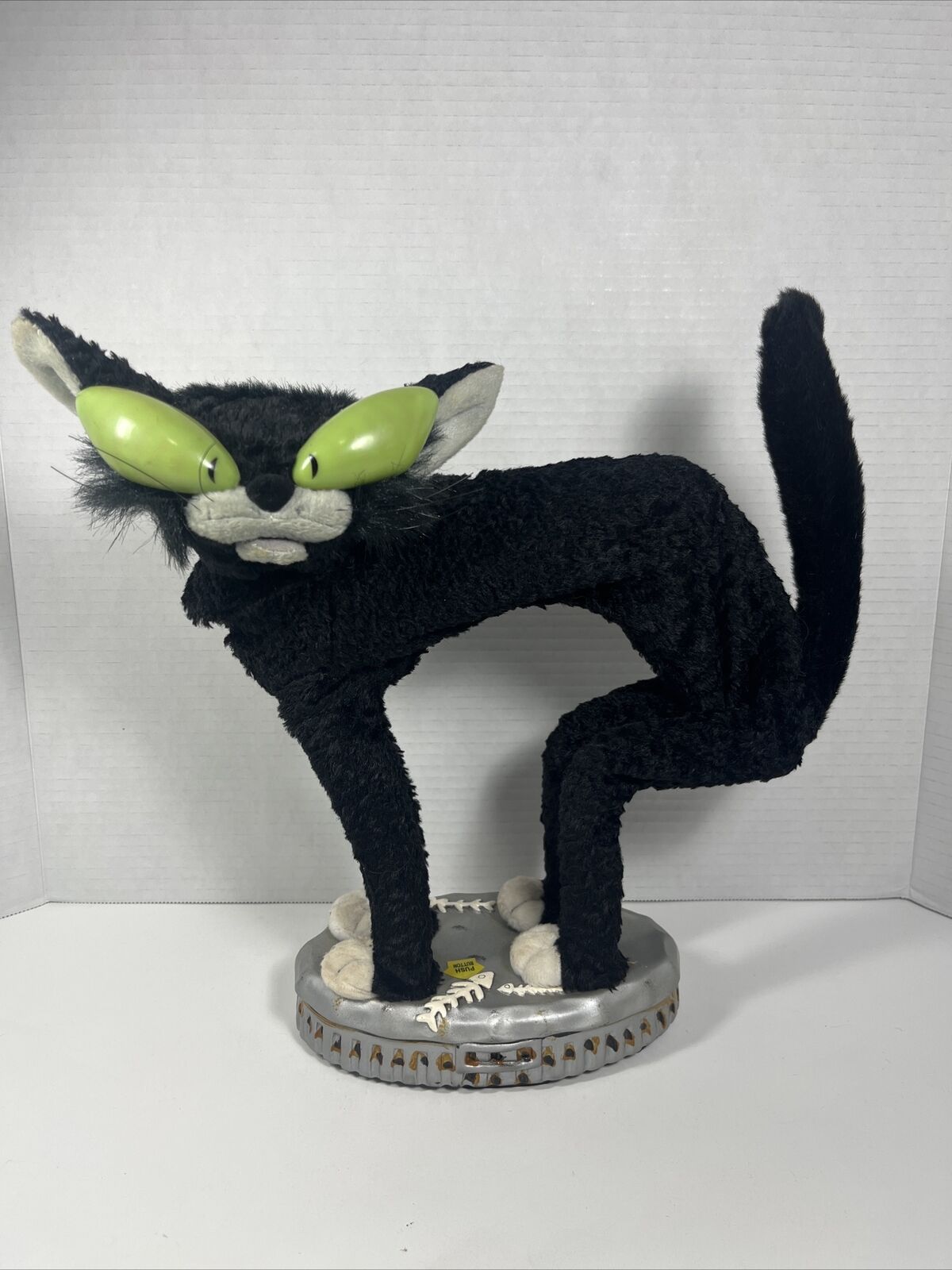 GEMMY FRAIDY CAT Black Animated SINGING \