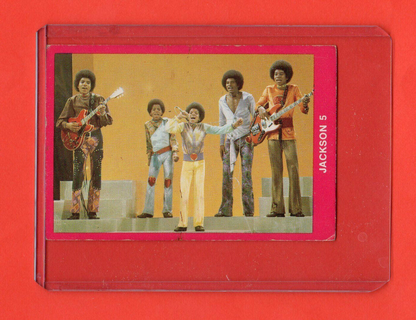 Michael Jackson/Jackson 5 Five 1972 Tip Top Bread Australian card  Rare