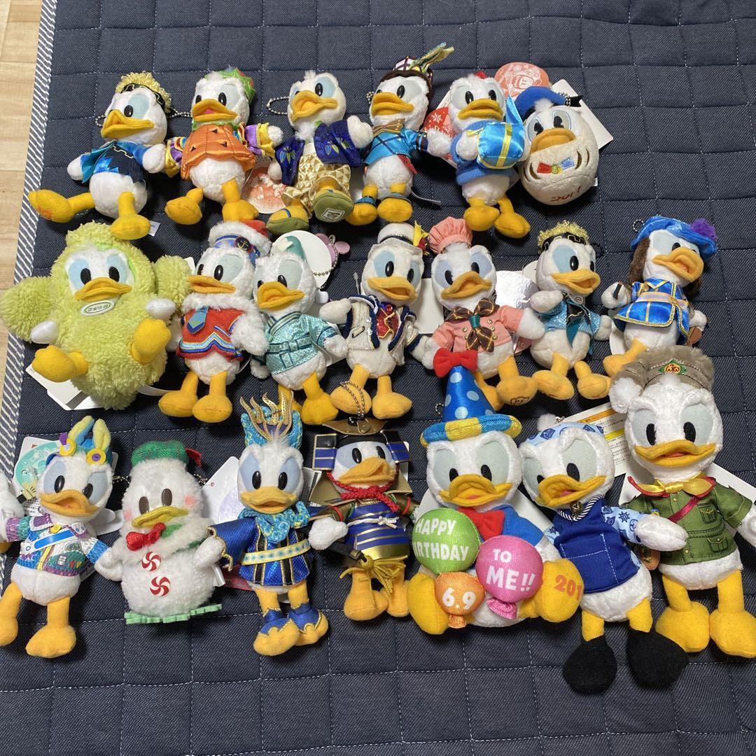 Tokyo Disney Donald Plush Badge bulk sale 2015 - 2019 20 pics set
