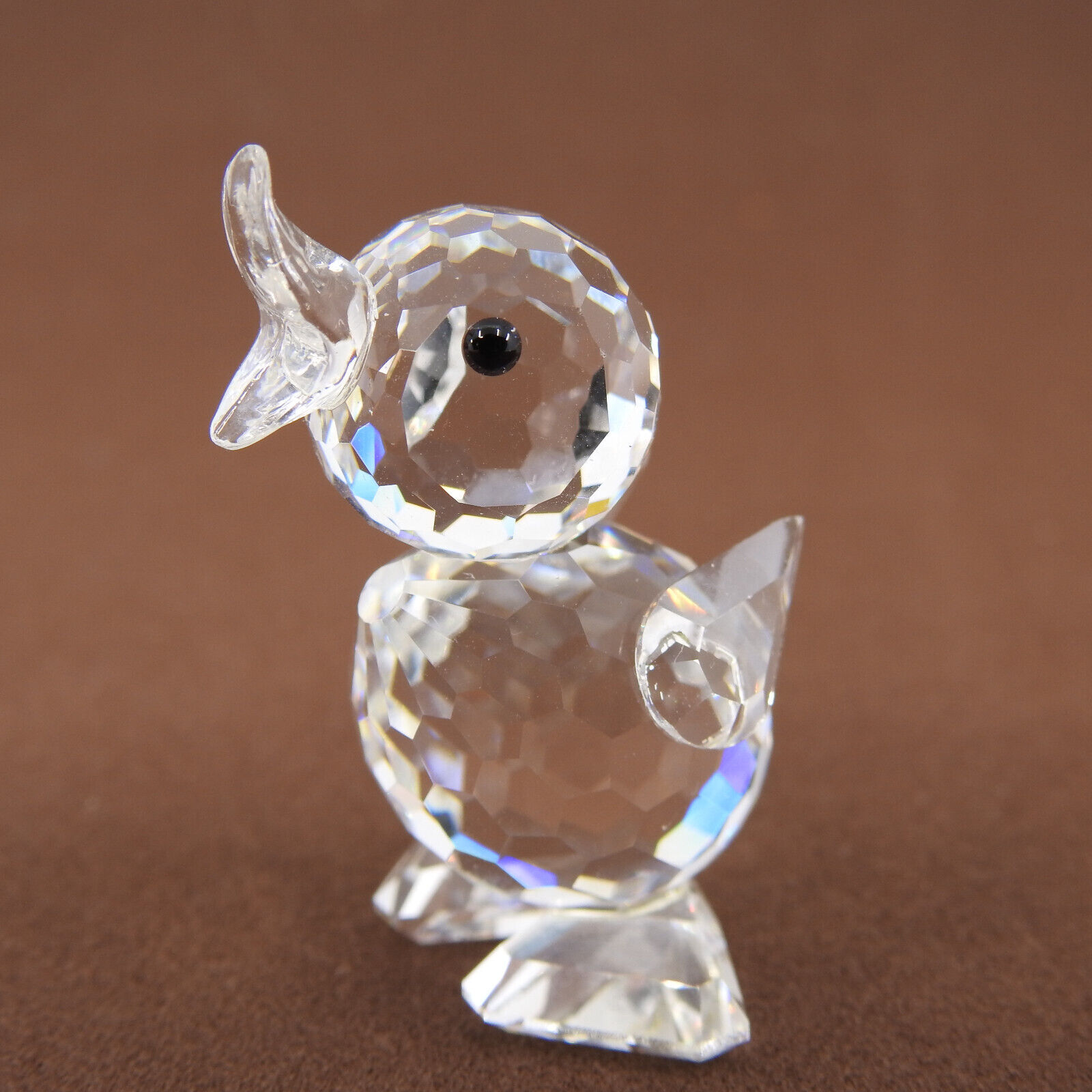 Swarovski Crystal Mini Quacking Duck Drake 7660 Beauty Of Lake Figurine No Box