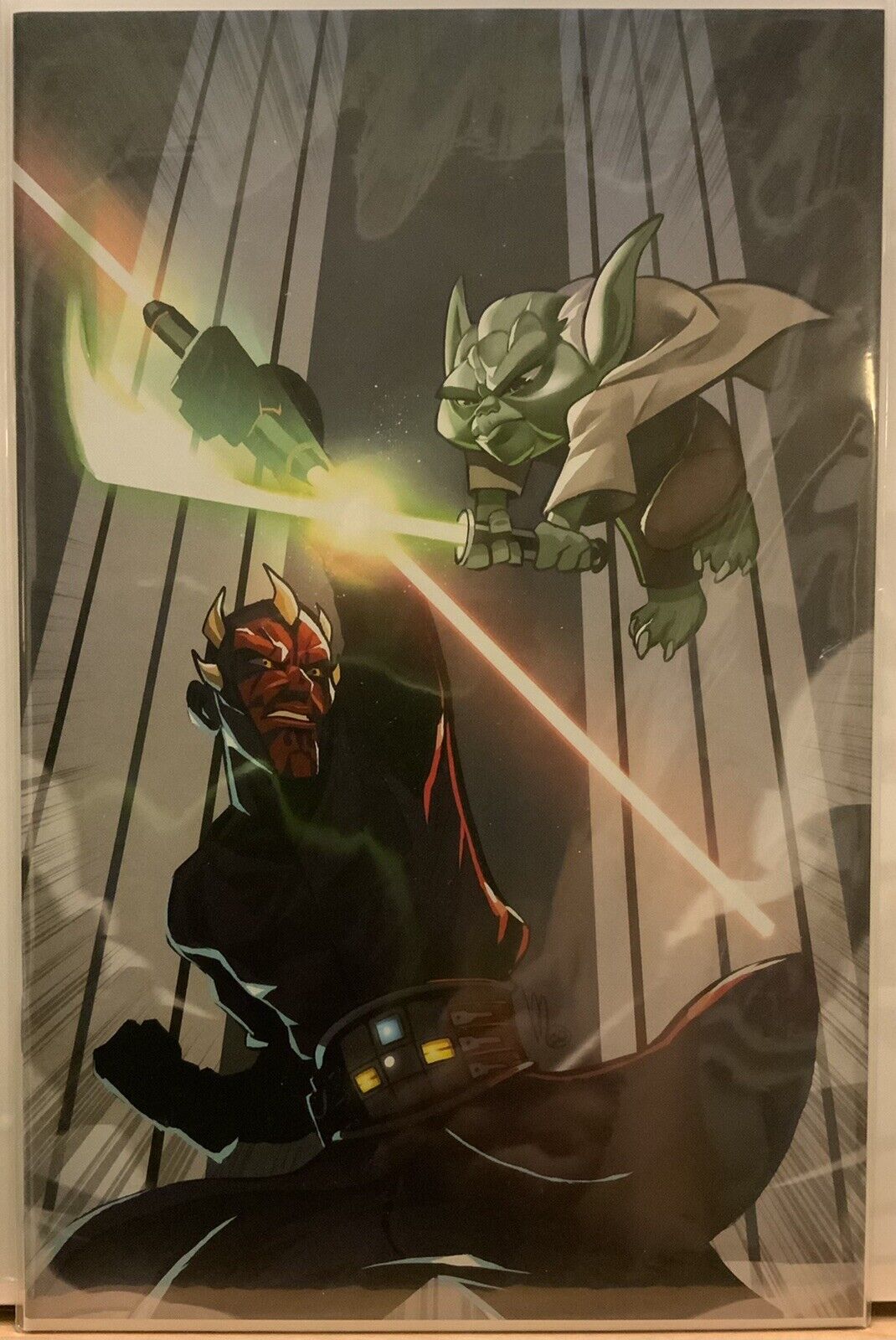 Star Wars The Clone Wars Battle Tales #4 Yoda Darth Maul Milton VFN/NM