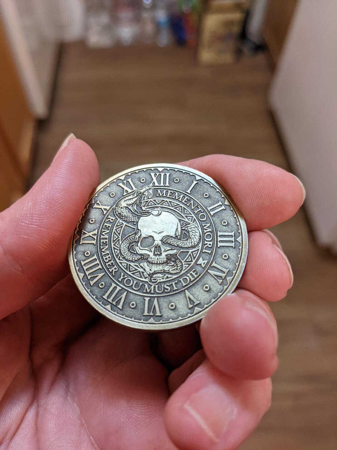Memento Mori coin (1.5 inch)