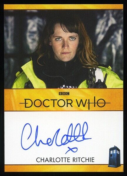 Doctor Who Series 11 & 12 - Charlotte Ritchie as Lin Bordered Autograph Card