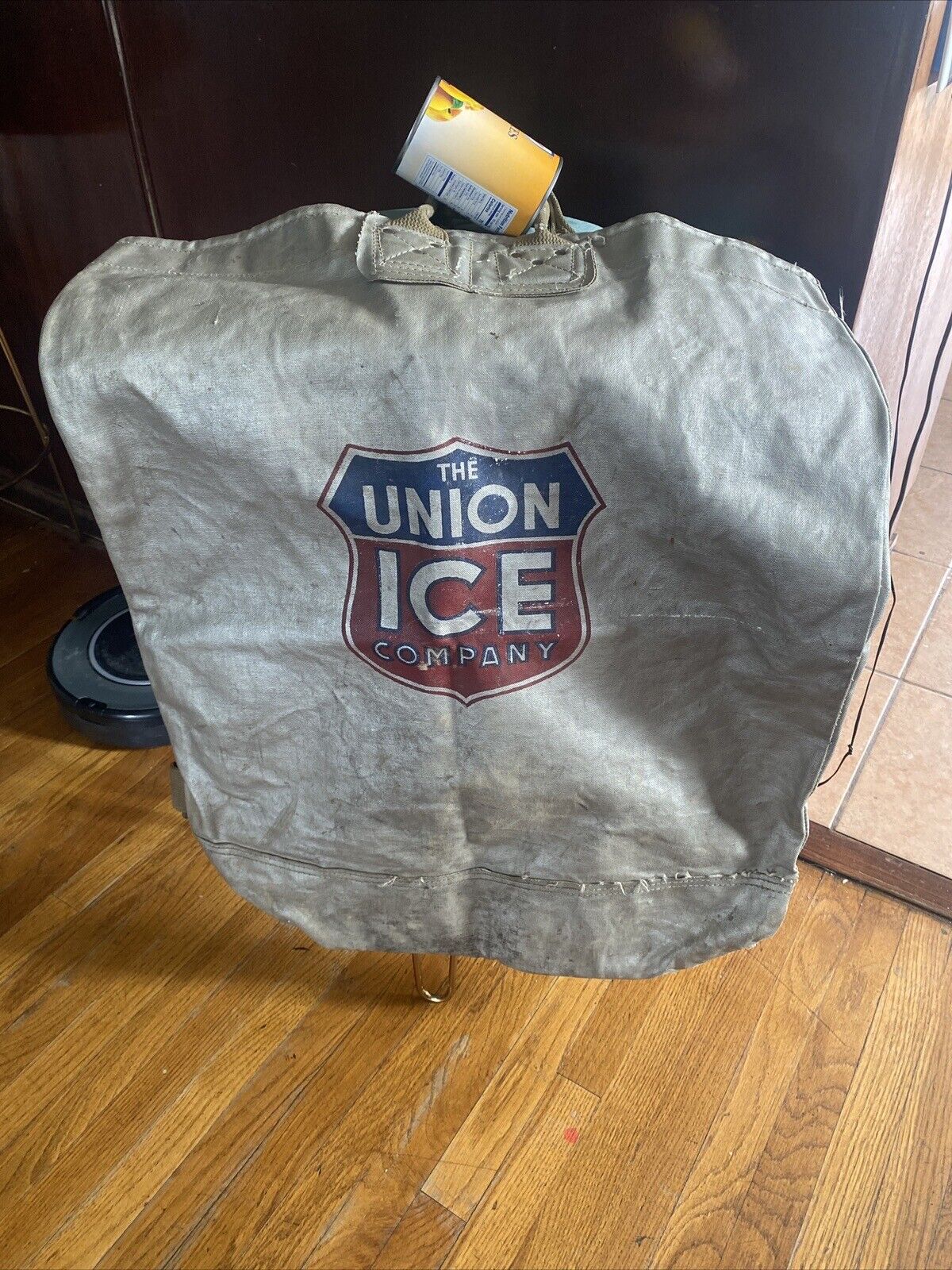 The Union Ice Company Canvas Vintage Ice Bag