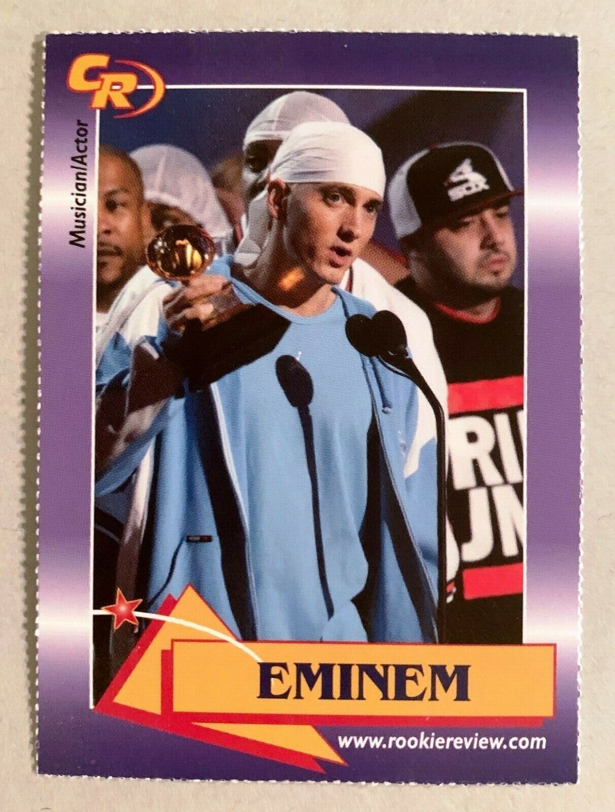 EMINEM - Musician / Actor 2003 Celebrity Rookie Review Card #3