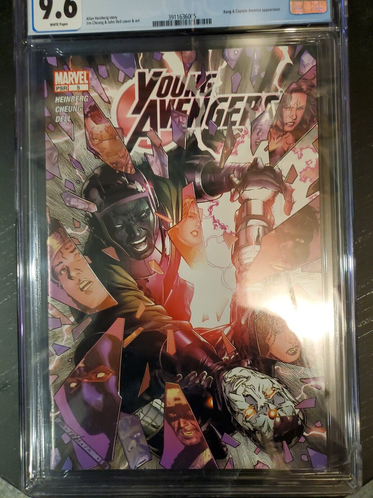 Young Avengers #5 (2005) Marvel CGC 9.6 White Pages Kang Appearance