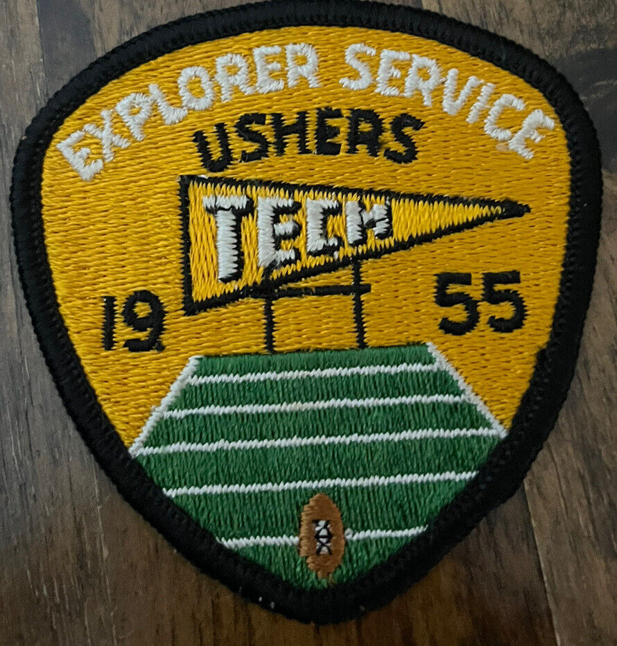 Georgia Tech 1955 Explorers Usher Service NCAA Football