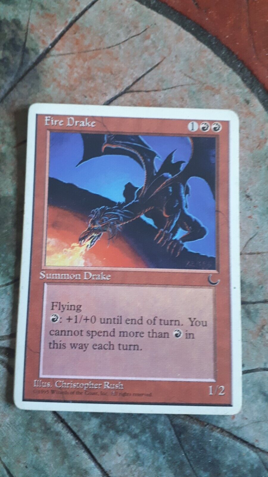 Magic the gathering @ Fire Drake Card