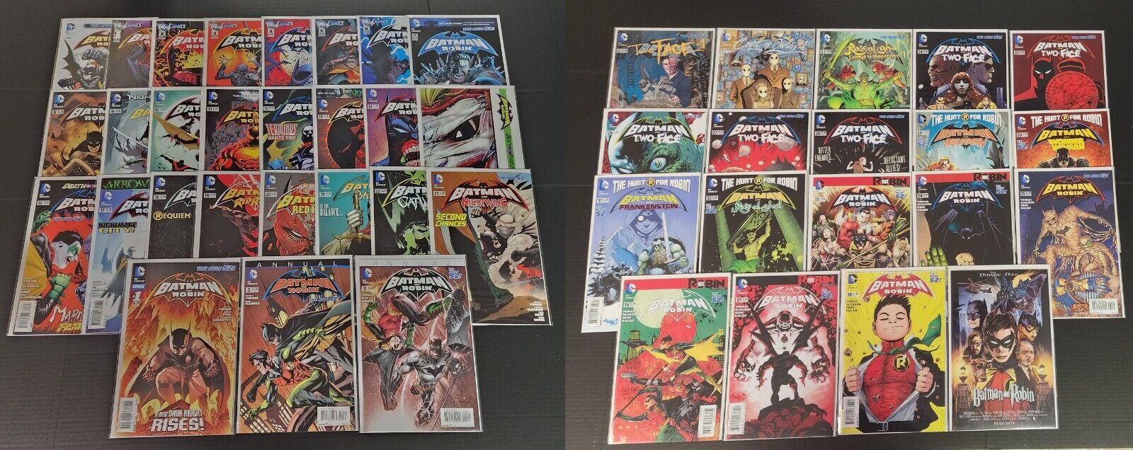 Batman & Robin #0-40 & Annuals & Lenticular NM Full Set New 52 DC Comics Lot