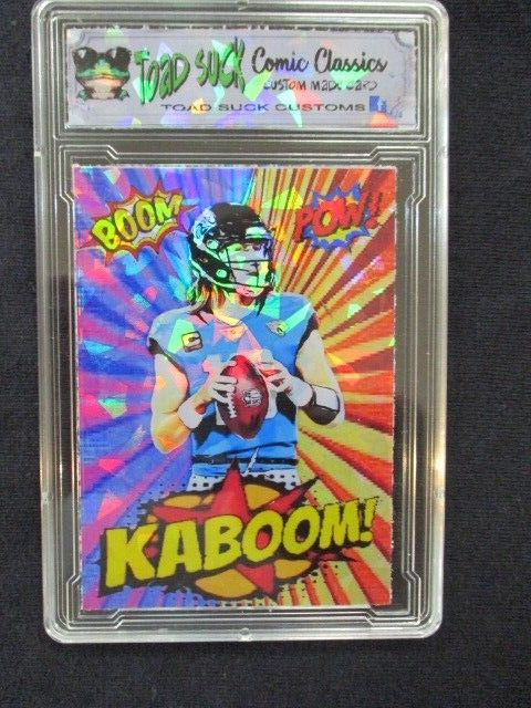 2023 Trevor Lawrence Sport-Toonz Kaboom  Cracked Ice Limited Edition ACEO