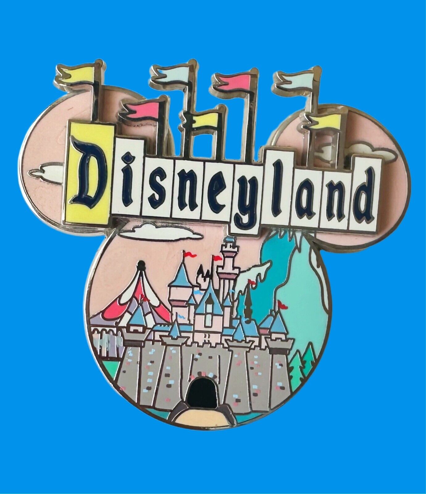 Disney DLR Pin Dreams Collection LE 1000 Retro Castle Disneyland Marquee 