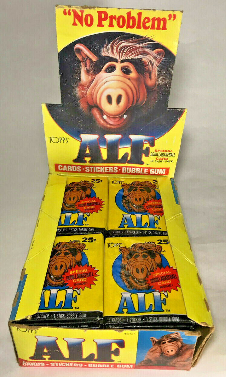 1987 Topps Alf Series 1 Cards, 1 Unopened Sealed Wax PACK From Wax Box, 5 Cards