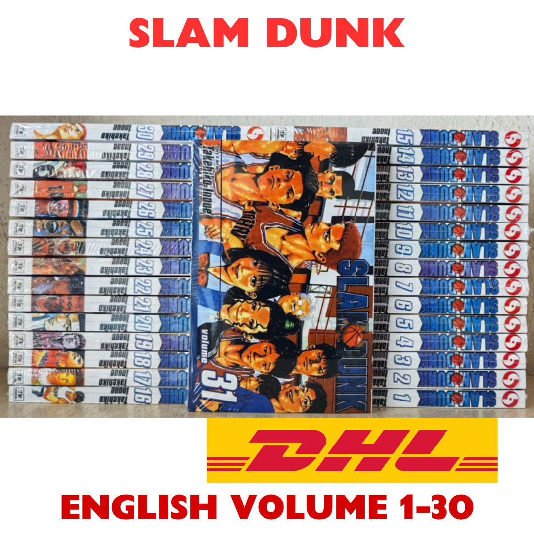 Slam Dunk Full Volume [1-31] Takehiko Inoue Manga English Version Full Set DHL