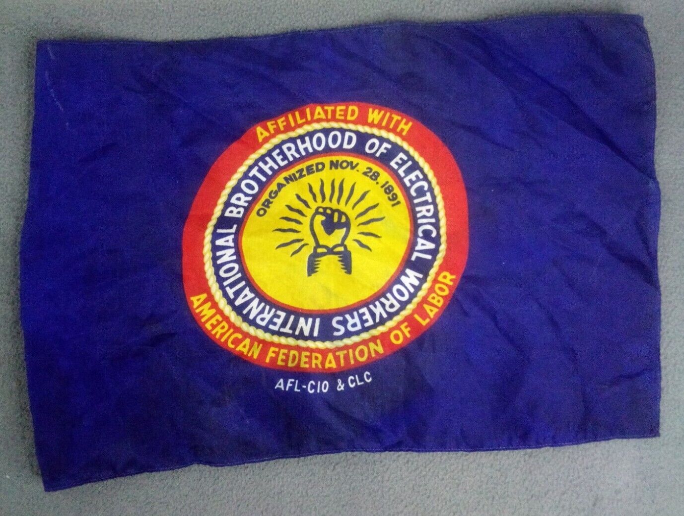 Vintage AFL-CIO IBEW Handkerchief (12\