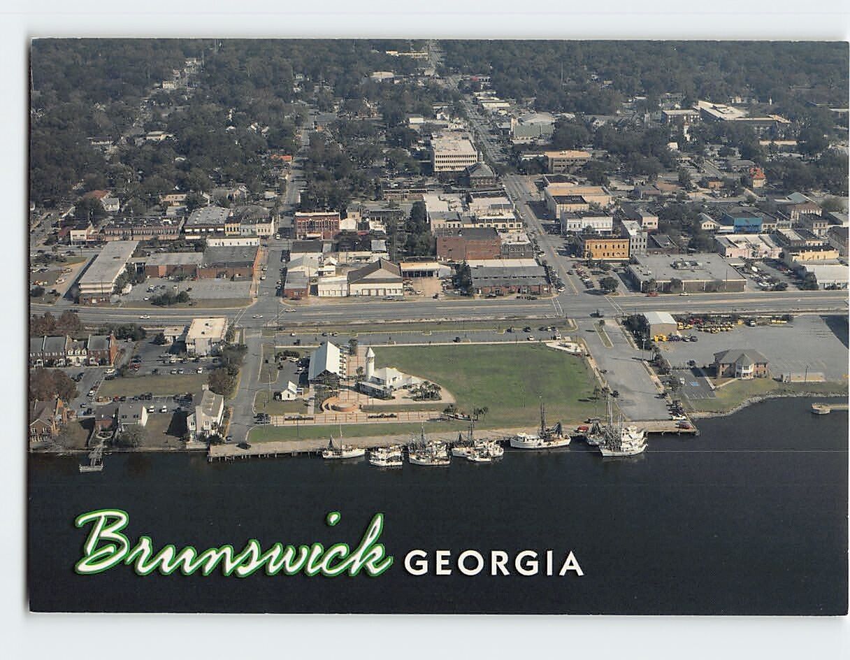 Postcard Brunswick, Georgia