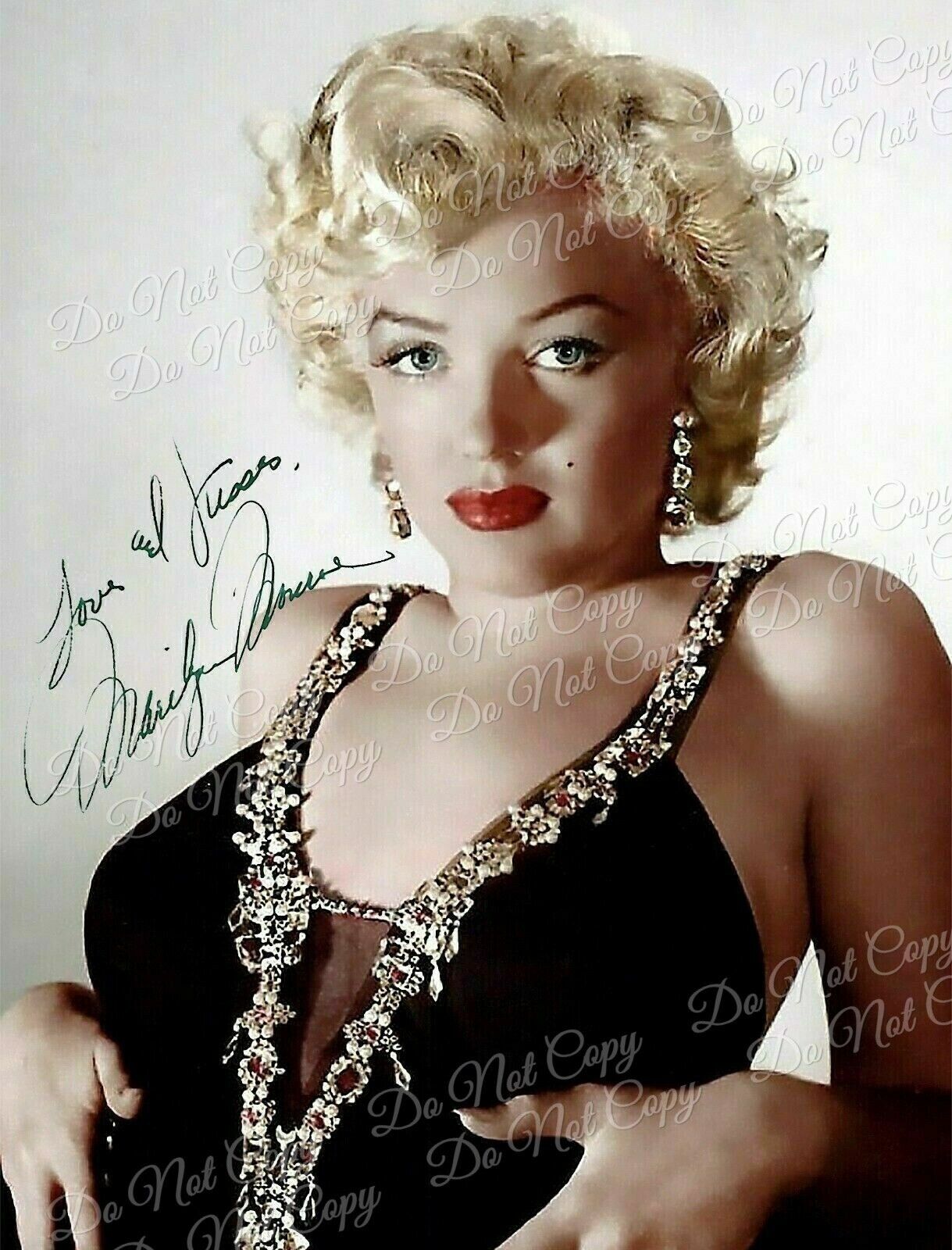 Marilyn Monroe Photo Sexy Actress Model Singer Pin-up Hot Signed 8x10 Reprint