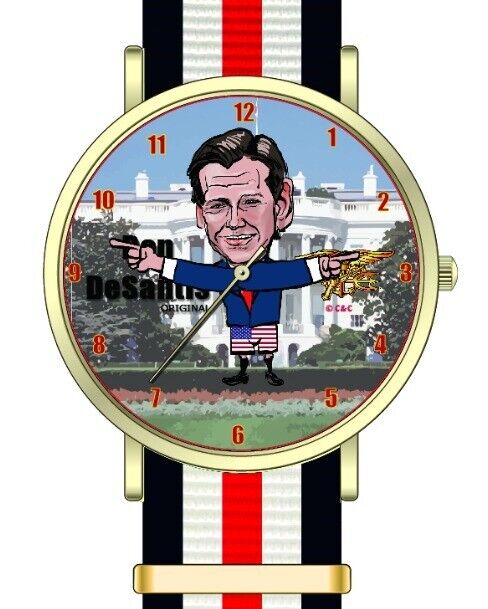 Governor Ron DeSantis Collectible Caricature Watch