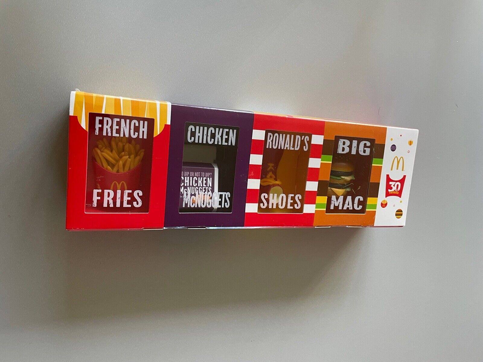 McDonald\'s Taiwan 30 Food Figure Box Set Of 4 New Sealed