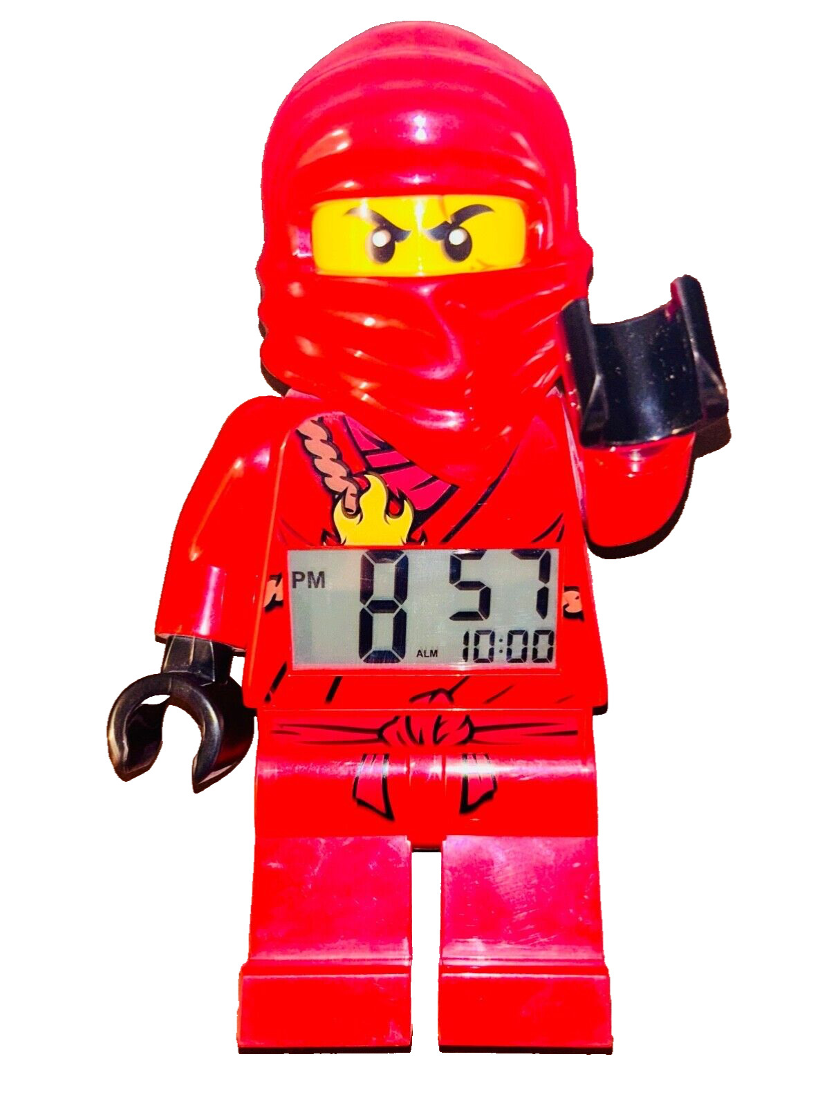 Lego Ninjago Masters Of Spinjitzu Kai “Red Ninja” 9” Alarm Clock