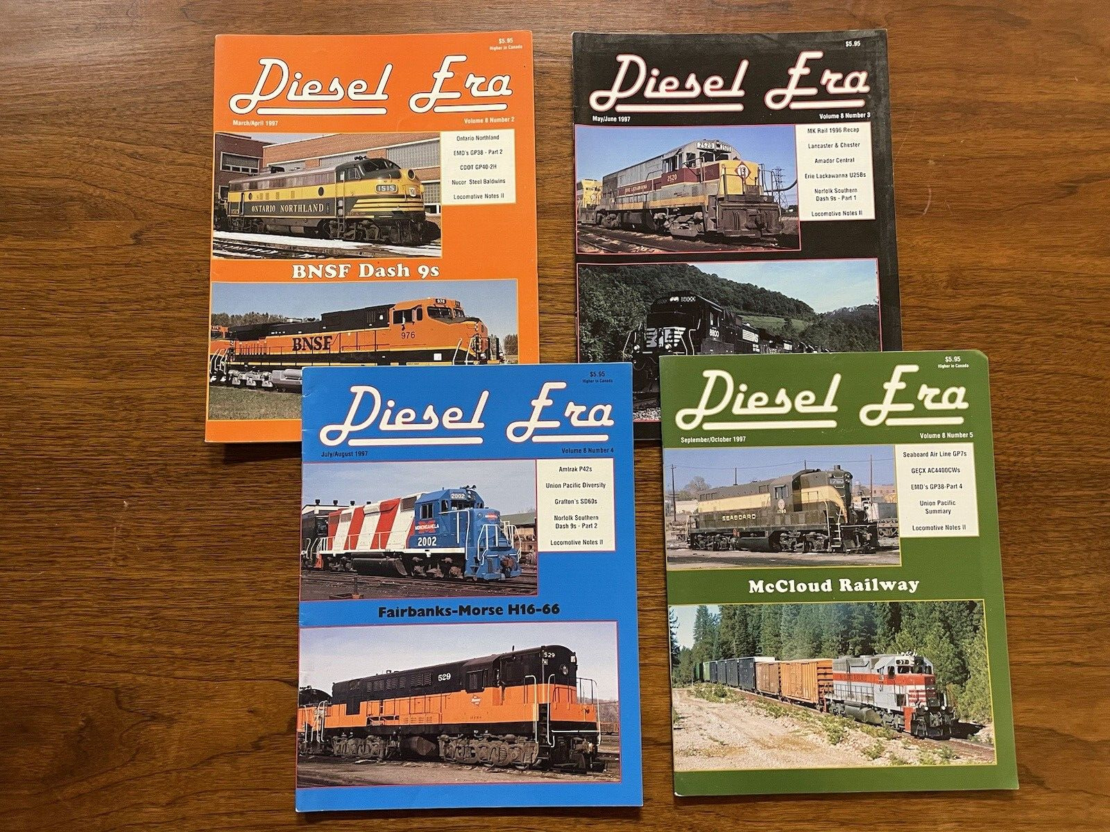 Lot of (28) Vintage DIESEL ERA Railroad Magazine, 1997-2002