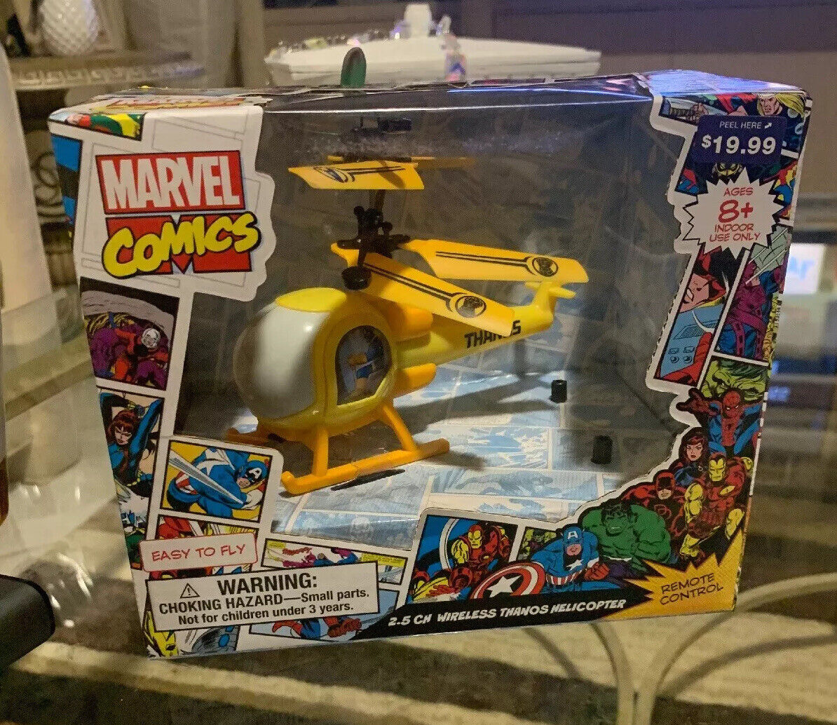 Thanos Helicopter Marvel Comics 2.5CH Wireless w/ Remote Control Marvel Avengers 