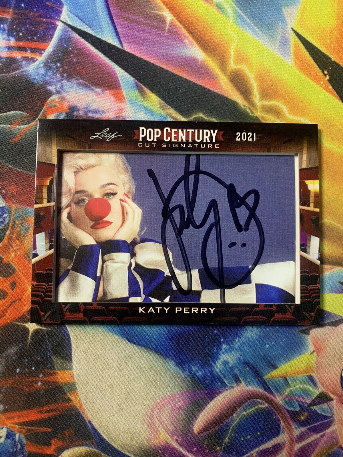 Katy Perry 2021 Leaf Pop Century Cut Signature Autograph Auto Card EC2💫