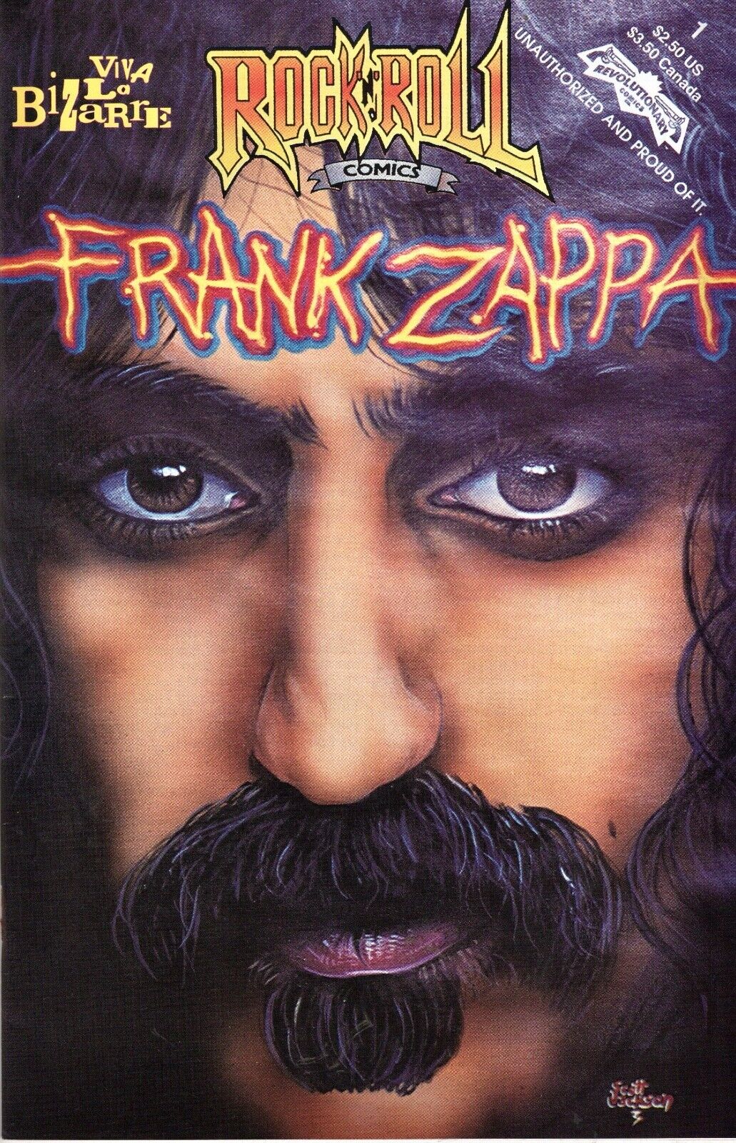1991 Frank Zappa #1 Rock & Roll Revolutionary Comics Viva La Bizare M/NM