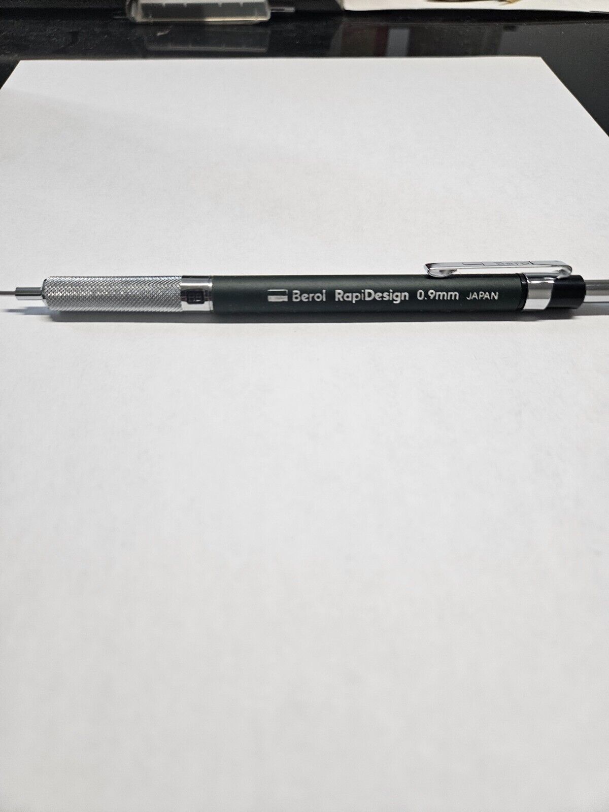 NOS berol RapiDesign Mechanical Pencil metal grip vintage .9mm