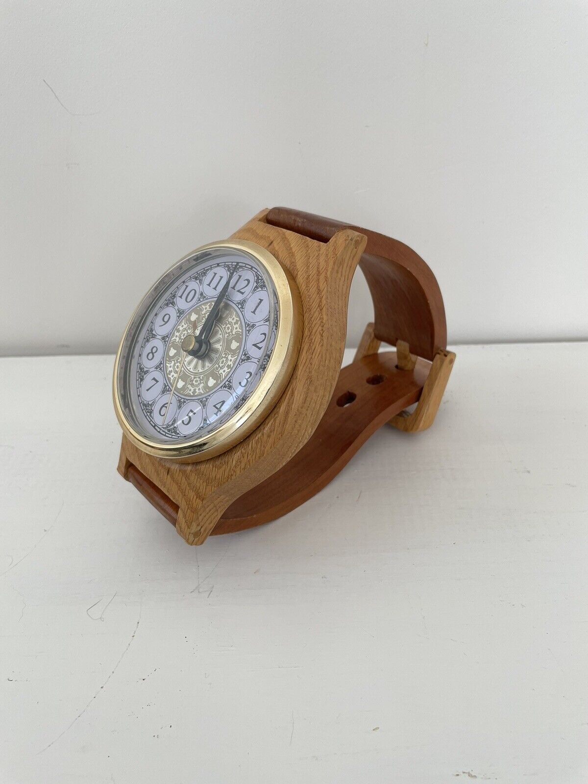 Oversized Wrist Watch Wood Clock Wall Clock Art Pop Style