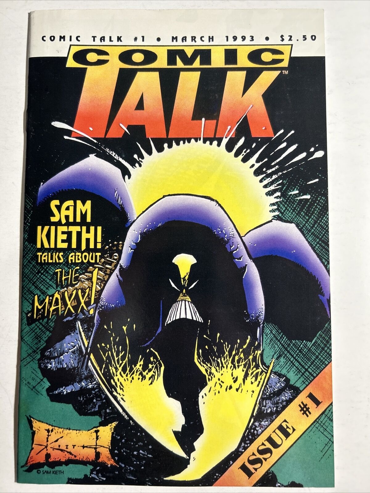 Comic Talk 1 (1993) - The Maxx Sam Kieth Interview Brian Pulido Wolverine Copy B