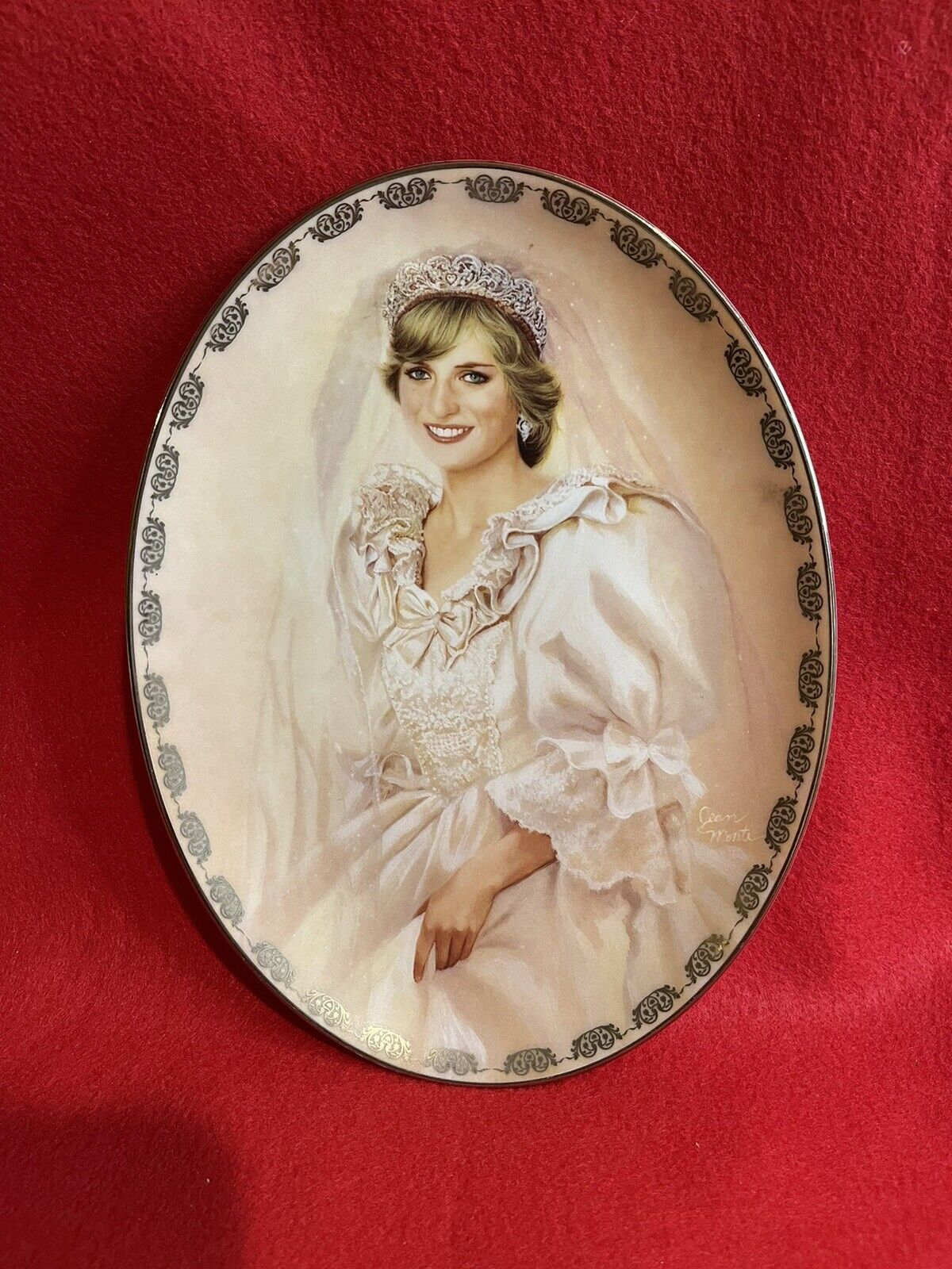 Princess Di Bradford Exchange Porcelain Plate - \