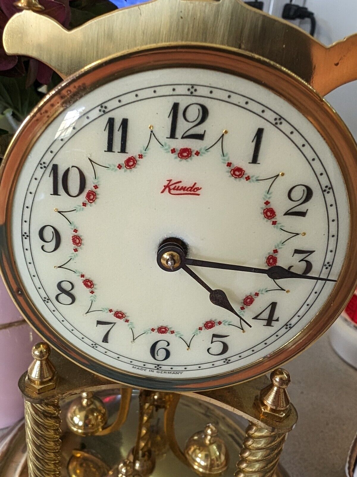 Vintage Kundo Anniversary 400 Day Clock - Needs Repair