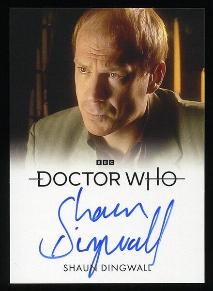 Doctor Who Series 1 - 4 - Shaun Dingwall as Peter Tyler FB Autograph Card