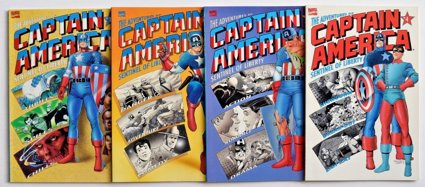 ADVENTURES OF CAPTAIN AMERICA  (1991) 4 ISSUE COMPLETE SET#1-4 MARVEL COMICS